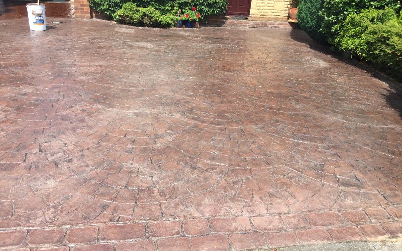 Imprinted Concrete Cleaning & Sealing Worcester, Worcestershire
